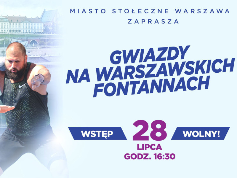 Gwiazdy lekkoatletyki wystartują w Parku Fontann