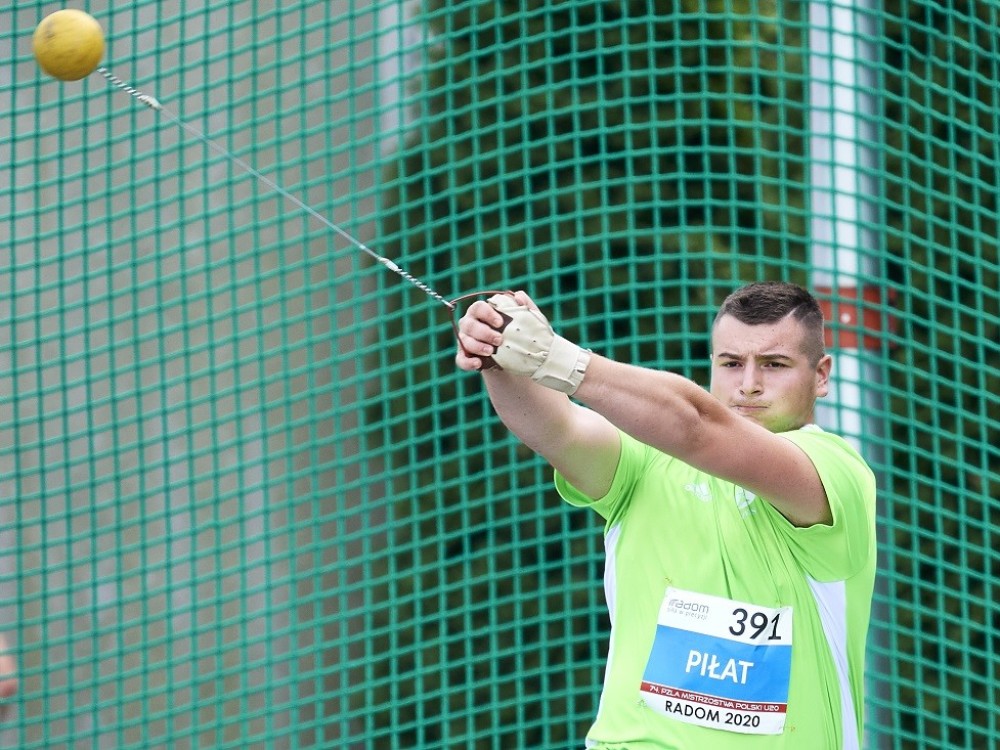 Rekord Polski U20 Dawida Piłata. Weekend na stadionach