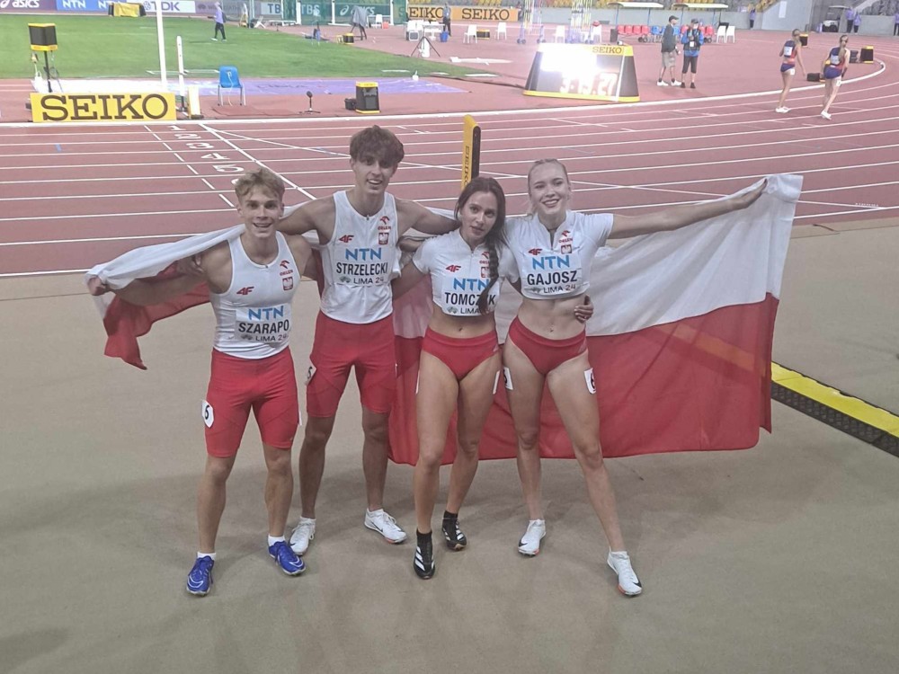 MŚ U20 Lima24: srebrny medal sztafety mieszanej 4 x 400 metrów!